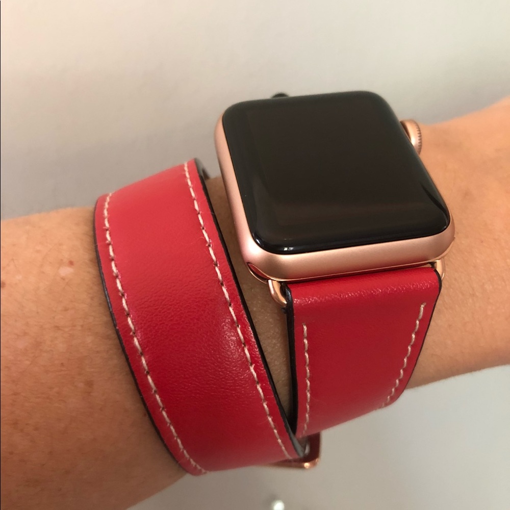 💥GOLD Apple Watch Double Tour Band Strap